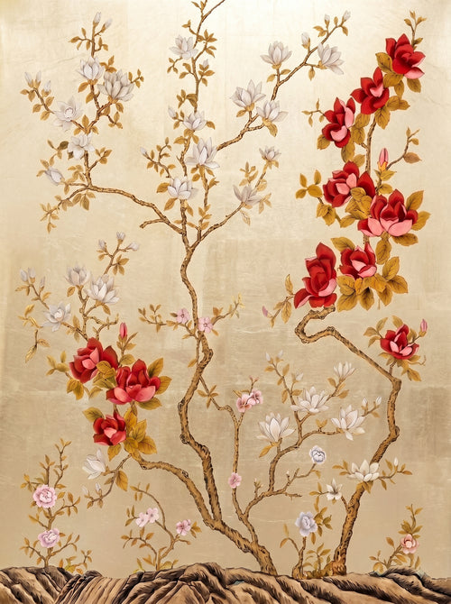 Botanical Gilt Trellis