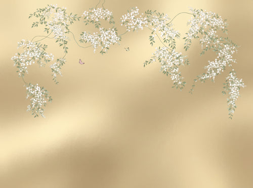 Gilt Bloom Bedroom Frieze