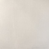 Plain tonal textured vinyl-backed wallcovering in fine compressed-weave finish, warm-white ground, shown applied to a wall.