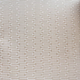 Vinyl-print wallcovering in a coarse ivory woven-texture motif, shown as a product swatch.
